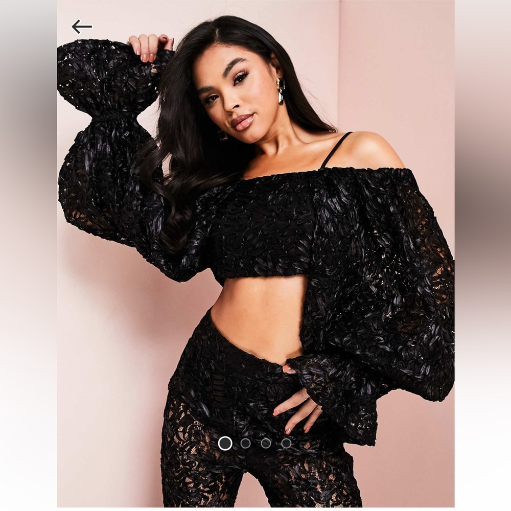 Black Lace 2 piece set